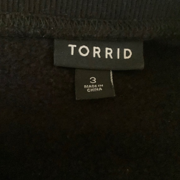 Torrid party gold sequin & Black sweatshirt size 3X - Picture 5 of 7